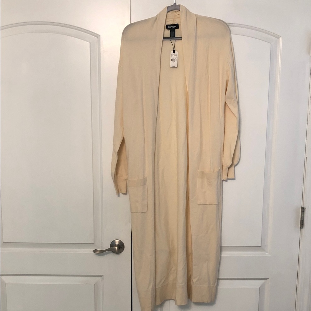 GAP Soft Cream Open Cardigan